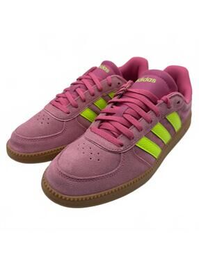 adidas Breaknet Sleek JH6899 Pink Women's Casual Shoes Sneakers Suede Size 8.5